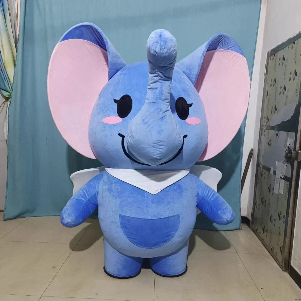 Event & Party Supply Photos - 거대한 에어바운스 코끼리 마스코트 의상, 성인용,