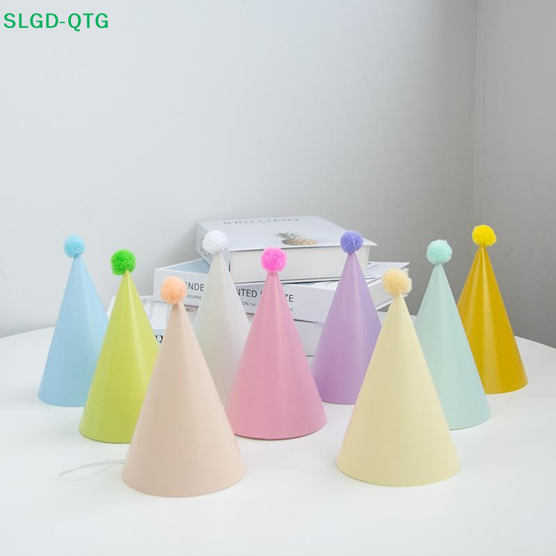 Party Hat Cone - 5개/6개/9개/12개 세트의 콘 모양 생일 파티