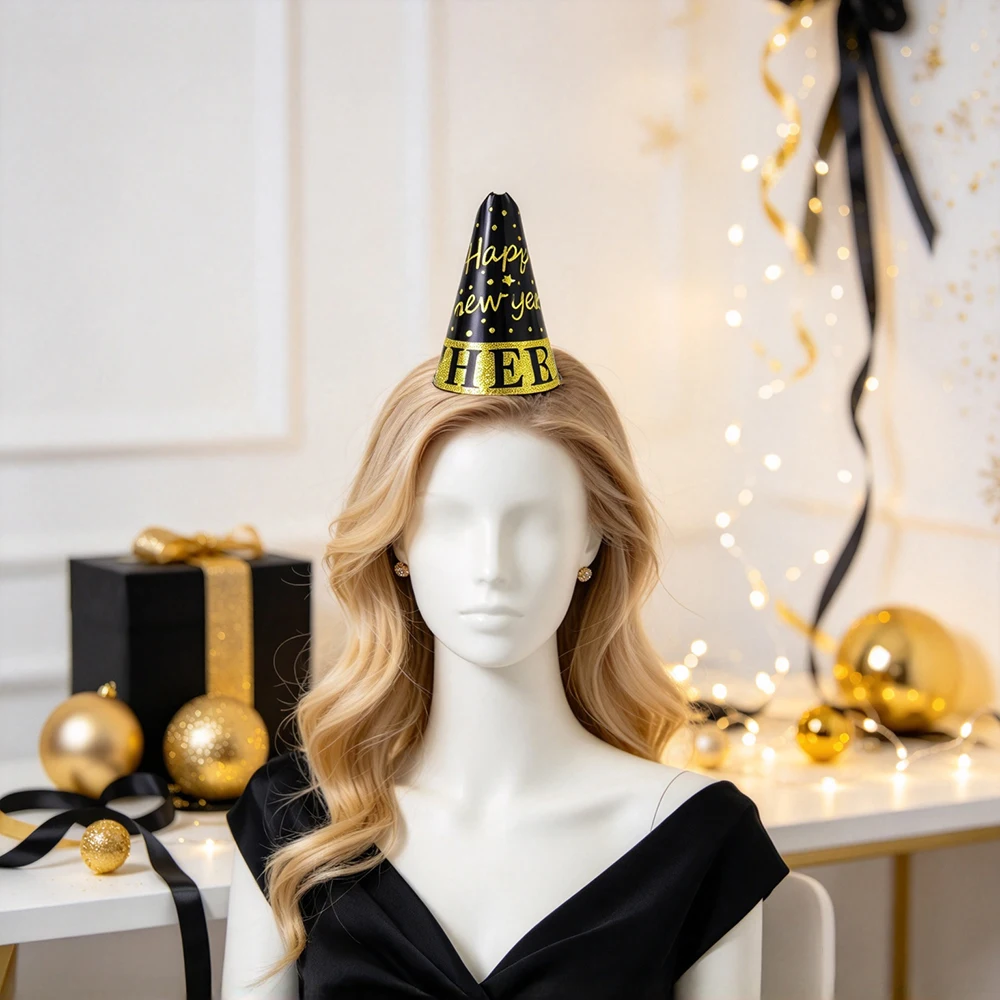 새해맞이 파티용 종이 모자 세트 1개, 가족 새해맞이  - Party Hat Cone 리뷰 및 가격