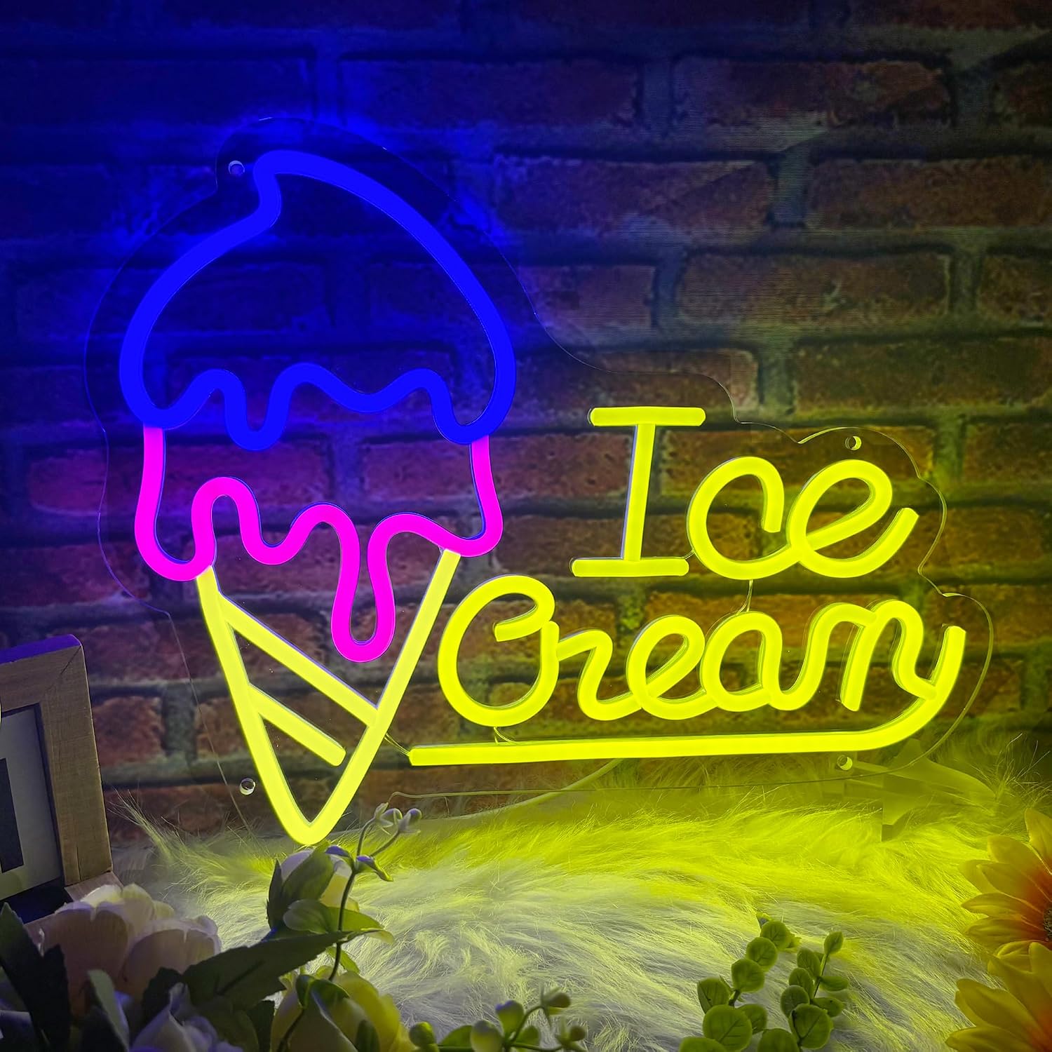 아이스크림 네온사인 디머블 디저트 바 LED 조명 (아 - Neon Sign Party 리뷰 및 가격