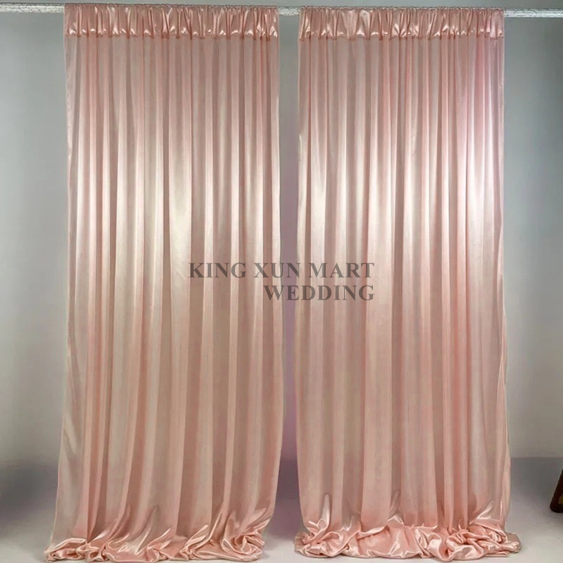 흰색 패널 아이스 실크 웨딩 배경 커튼, 야외 무대 배 - Flower Wall Panel 리뷰 및 가격